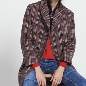 Sandro Signature Women's Checkered Coat